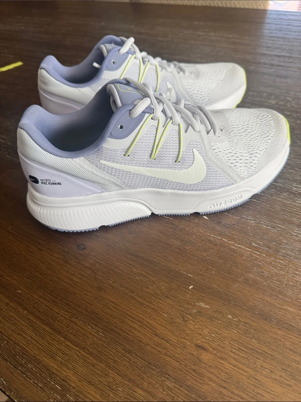Nike Zoom Span 3 Running Womens Iris Whisper Violet Summit White Green Size 8